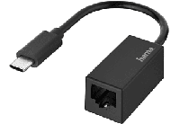 Hama Netwerk-adapter USB-C-stekker - LAN/Ethernet-aansluiting Gigabit-ethernet - thumbnail