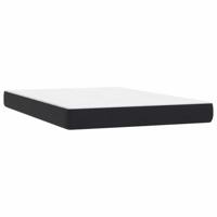 Boxspring met matras fluweel zwart 140x210 cm - thumbnail