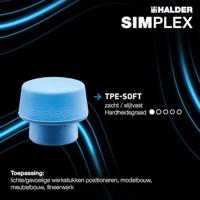 Halder SIMPLEX-Plusbox 3117s004 Kunststof hamer 500 g 145 mm 1 stuk(s) - thumbnail