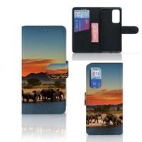 Huawei P40 | Telefoonhoesje | Met pasjeshouder | Olifanten - thumbnail