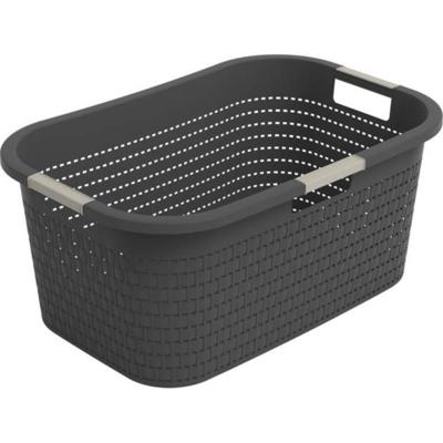 Rotho Wasmand 40 Liter Country Antraciet Rotho Wasmand 40 Liter Country Antraciet