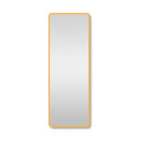 Saniclass Retro Line 2.0 Rectangle Spiegel - 140x50cm - rechthoek - afgerond - frame - mat goud SW6-G - thumbnail