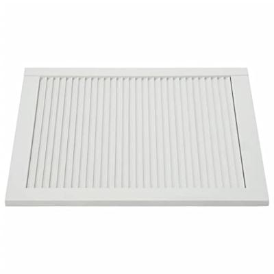 Louvredeuren 4 st 69x59,4 cm massief grenenhout wit