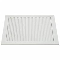 Louvredeuren 4 st 69x59,4 cm massief grenenhout wit - thumbnail