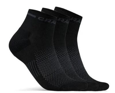 Craft 1910637 Core Dry Mid Sock 3-Pack - Black - 46/48 Craft 1910637 Core Dry Mid Sock 3-Pack - Black - 46/48