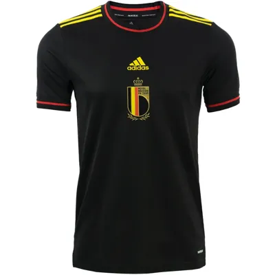 België Red Flames T-shirt Thuis Junior 2022-2023 Zwart - Maat 164 - Kleur: Zwart | Soccerfanshop