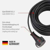 Brennenstuhl 1161450 Stroom Verlengkabel Zwart 10.00 m H05RR-F 3G 1,5 mm² - thumbnail