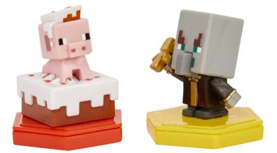 Minecraft Earth Boost Mini Figures 2-Pack - Pig & Undying Evoker