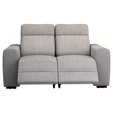 Bank James verstelbaar 2-zits - stof Belfast - grijs - Leen Bakker