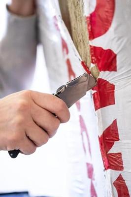 HAZET klapmes "2157-1" foldable knife incl.5 rings