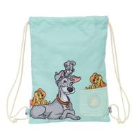 Rugtas met Koordjes Blauw 26 x 34 x 1 cm - thumbnail