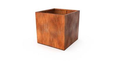 Plantenbak Artesa roestkleurig 140x140x80 cm Geroba - Geroba