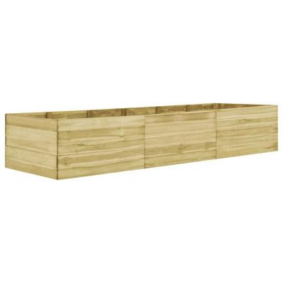 vidaXL Plantenbak verhoogd 450x100x54 cm geïmpregneerd grenenhout