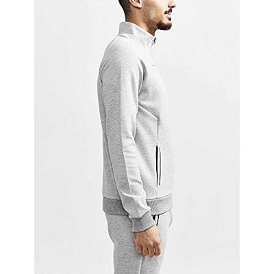 Craft 1910621 Core Soul Full Zip Jacket Men - Grey Melange - 3XL