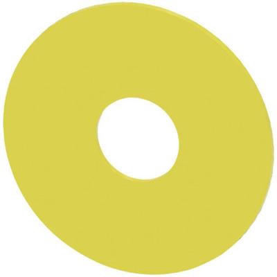 Siemens 3SU1900-0BB31-0AA0 3SU19000BB310AA0 Onderlegring Rond (Ø) 75 mm Zonder opdruk Geel, Zwart 10 stuk(s)
