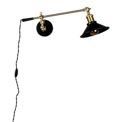 Dutchbone Wandlamp 'Penelope' kleur Zwart