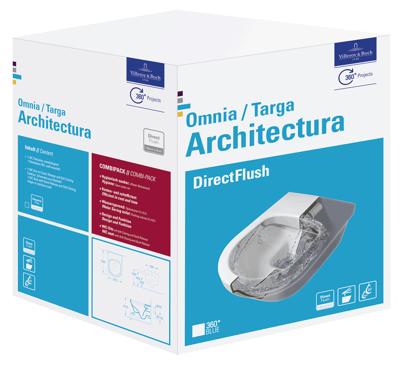 Villeroy & Boch Omnia Architectura DirectFlush combipack - wit 5684hr01