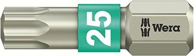 Wera 3867/1 TS SB SiS 05073623001 Torx-bit T 25 RVS D 6.3 1 stuk(s)