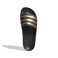 adidas Adilette Aqua Slippers Zwart Goud - thumbnail