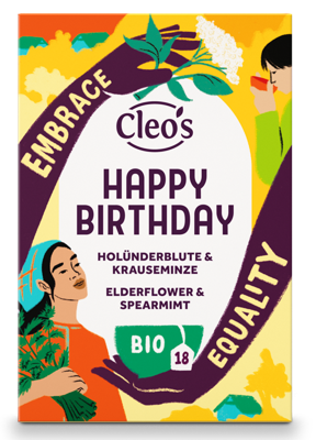 Cleo's Happy Birthday Elderflower & Spearmint Bio