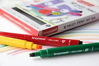 Bruynzeel kids zigzag viltstiften, 10st. - thumbnail