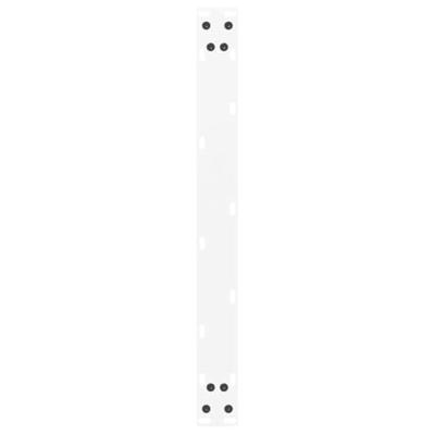 Salontafelpoten 2 st U-vormig 60x(30-31) cm staal wit Salontafelpoten 2 st U-vormig 60x(30-31) cm staal wit