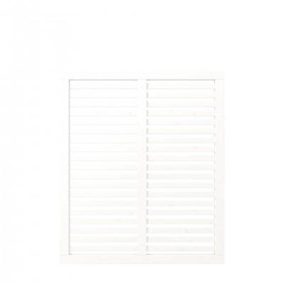 Wit Houten Tuinscherm Harmoni 120 x 140 CM