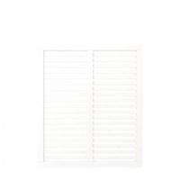 Wit Houten Tuinscherm Harmoni 120 x 140 CM - thumbnail