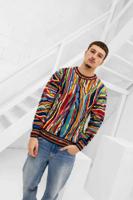 Carlo Colucci C12509 201 Sweater Heren - Maat M - Kleur: WitZwart | Soccerfanshop - thumbnail