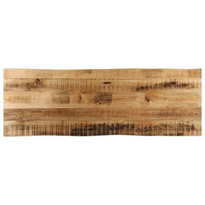 Tafelblad met natuurlijke rand 120x40x2,5 cm massief mangohout