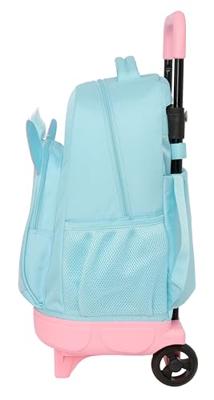 Schoolrugzak met Wielen Furby Hemelsblauw 33 x 45 x 22 cm