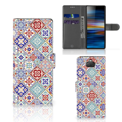 Sony Xperia 10 | Bookcase | Tiles Color