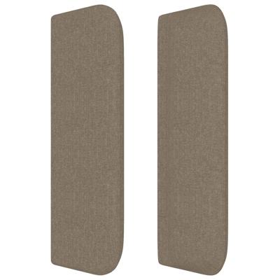 Boxspring met matras stof taupe 100x200 cm - thumbnail