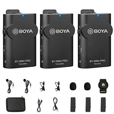 Boya BY-WM4PRO K2 draadloze microfoon systeem 2.4 (2 transmitters)