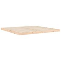 Bedframe massief grenenhout 200x200 cm - thumbnail