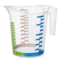 Rotho domino maatbeker 2l transparant - thumbnail