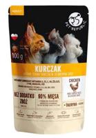 PET REPUBLIC Adult Kip fijngesneden - nat kattenvoer- 100 g - thumbnail
