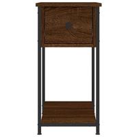 Nachtkastjes 2 st 30x60x60 cm bewerkt hout bruineikenkleurig - thumbnail