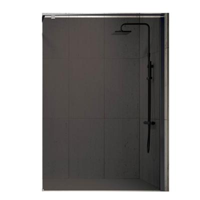 Inloopdouche Novellini Kuadra met Grijs Rookglas 120x200 cm Mat Zwart Profiel Inloopdouche Novellini Kuadra met Grijs Rookglas 120x200 cm Mat Zwart Profiel