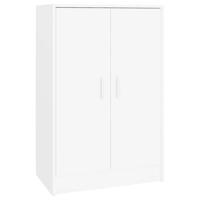 Schoenenkast 60x35x92 cm spaanplaat wit - thumbnail