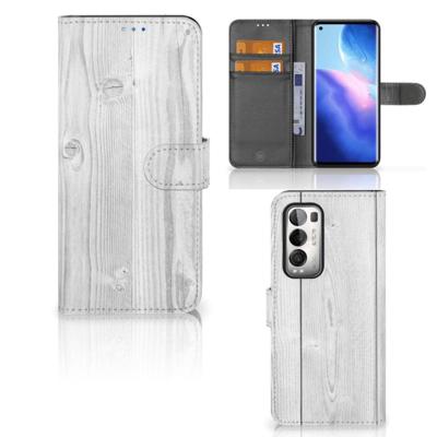 OPPO Find X3 Neo 5G | Book Style Case | White Wood
