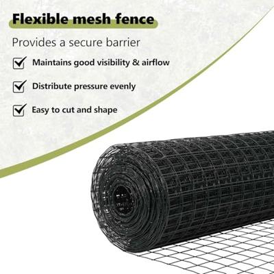 VidaXL Hek met paal grijs 1,5 x 10 m staal