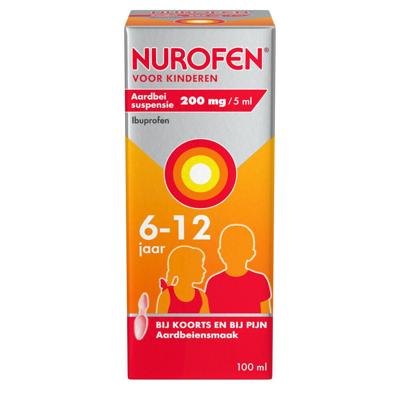 Nurofen voor Kinderen Aardbei Suspensie