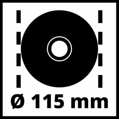 Einhell TC-AG 115/750 4430960 Haakse slijper 115 mm 750 W 240 V