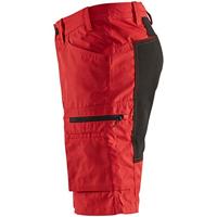 Blåkläder Service short stretch 14491845 | Rood/Zwart | Maat 54 - 7330509586693 - thumbnail