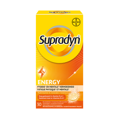 Supradyn Energy Multivitamine Voor Energie bruistabletten 30