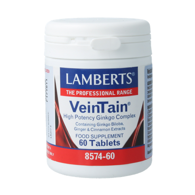 Lamberts Veintain (met ginkgo, kaneel) 60 Tabletten