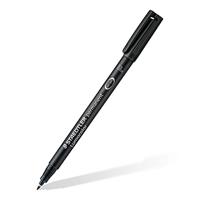 Staedtler Lumocolor permanent compact DRY SAFE 318-9WP4HZ Permanent marker Zwart Watervast: Ja - thumbnail