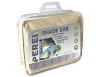 Perel GSS4500PE Schaduwdoek sun sails 5000 mm x 5000 mm 1 stuk(s) - thumbnail