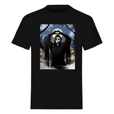 Scream T-Shirt Ghost Face Hearts Size XL